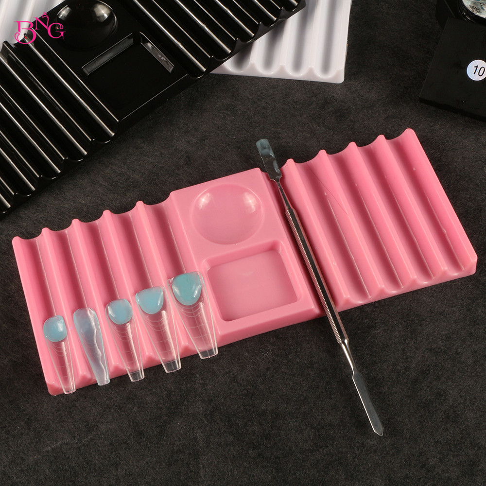 Nail Art Ombre - Penyangga Pena Plastik BNG Dual Form