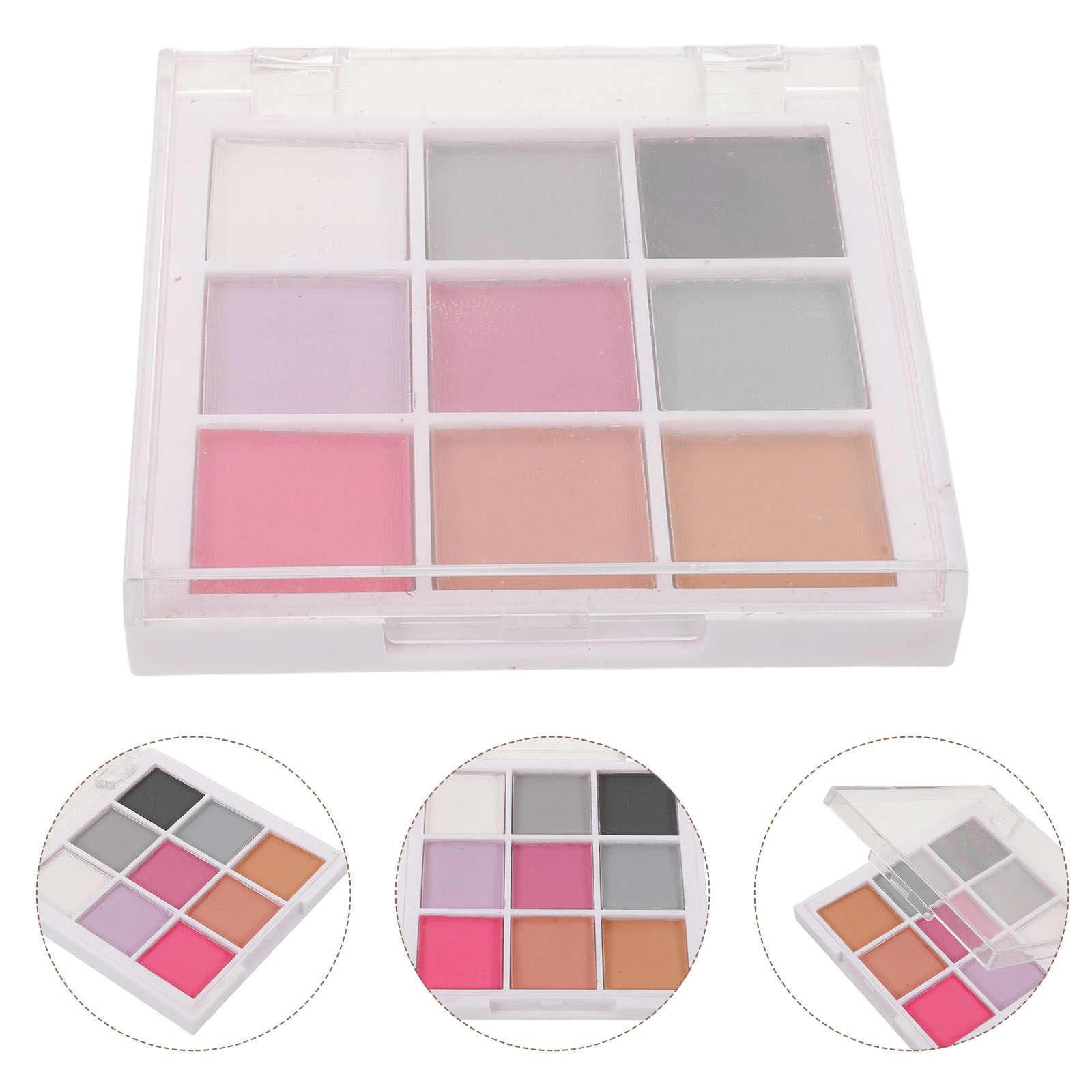 Nail Art Ombre - Palet Bubuk Pigmen Kuku Solid untuk