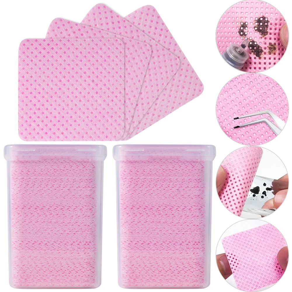 200 Buah Tisu Penghapus Cat Ku - Nail Art Pink ulasan dan harga