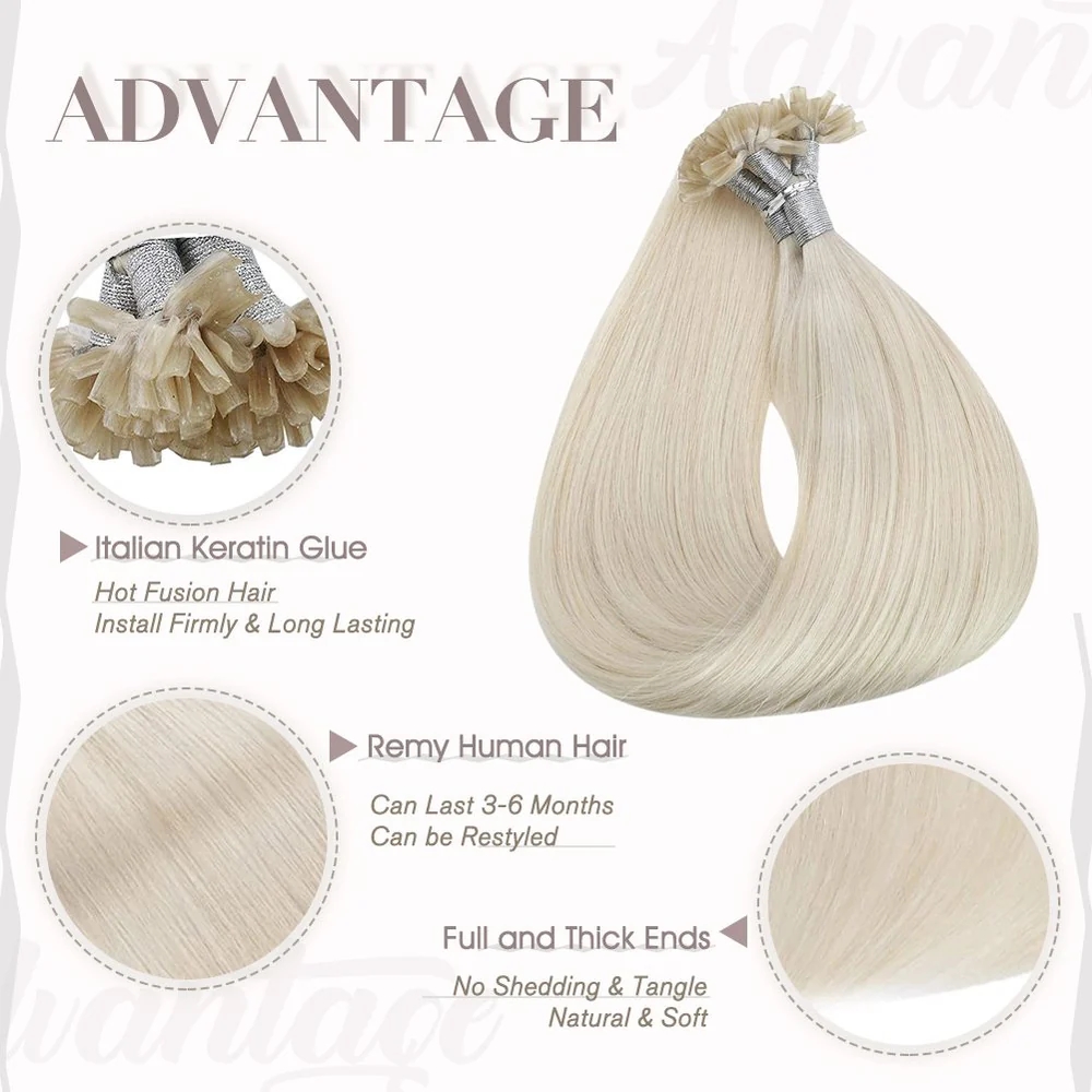 Ekstensi rambut perpaduan penu - Nail Art Ombre ulasan dan harga