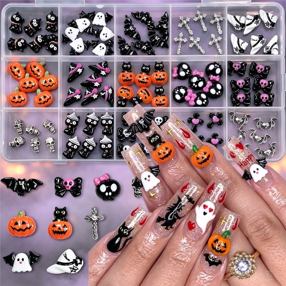 15grid 3D Hiasan Kuku Lucu Ber - Nail Art Valentines Day ulasan dan harga