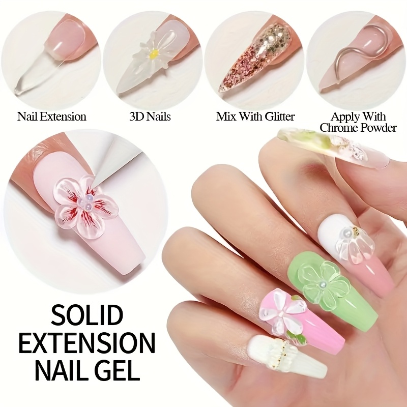100g Gel Kuku Transparan Anti  - Nail Art Ombre ulasan dan harga