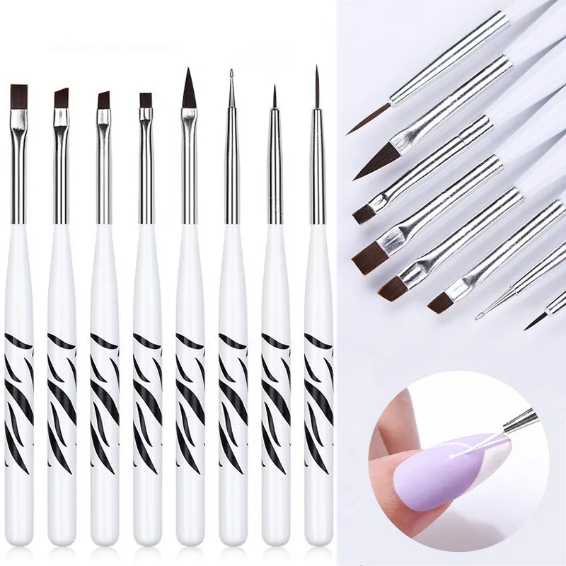 Kuas Nail Art Ombre, Kuas Gel  - Nail Art Ombre ulasan dan harga