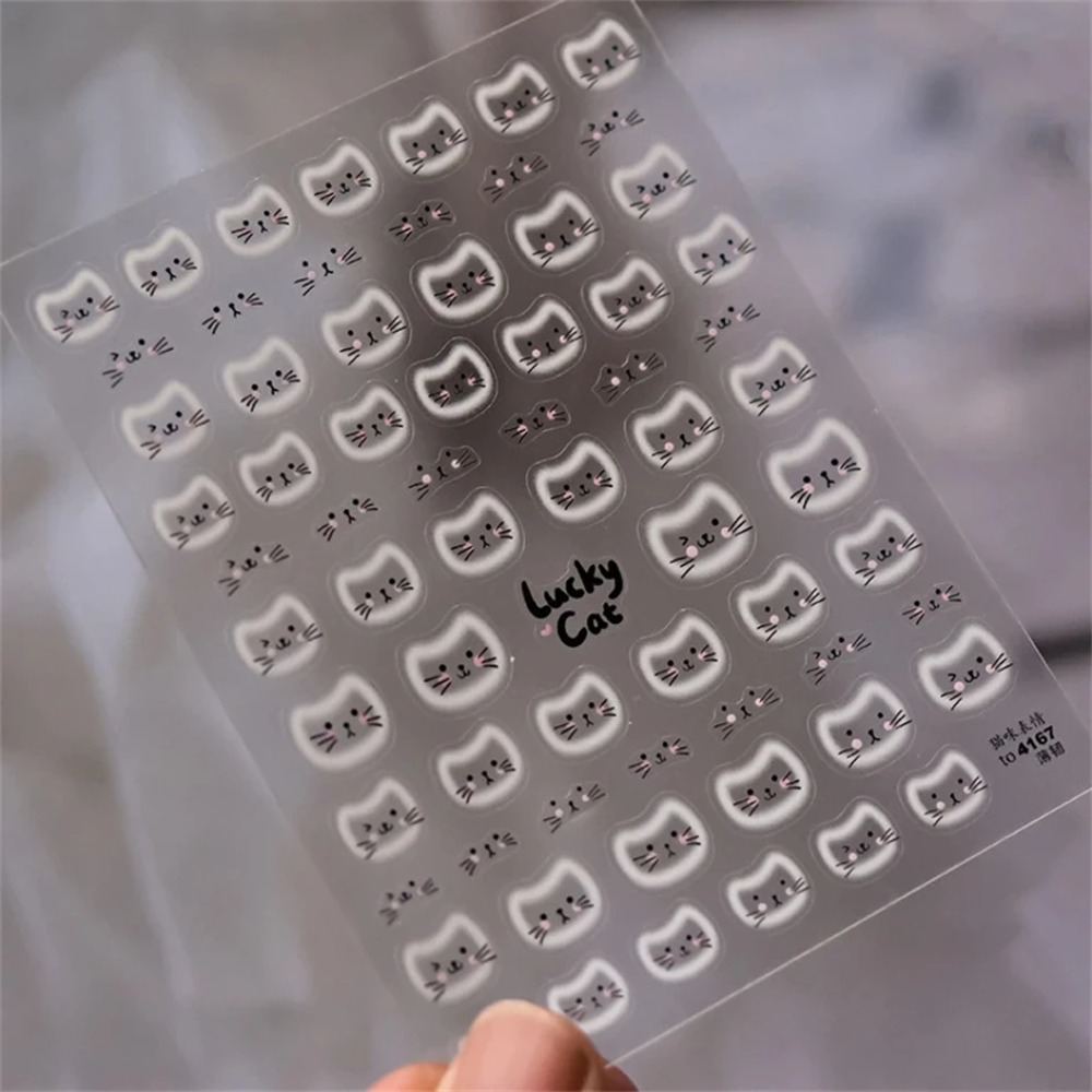 Stiker Kuku Relief Embossed Mo - Nail Art Orange ulasan dan harga